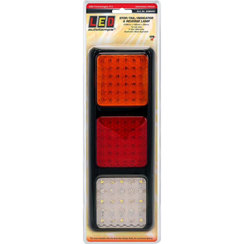 LED Autolamps Stop/Tail/Indicator/Reverse Light LED 12V