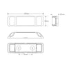 LED Autolamps Side Indicator Light LED 12/24V 38AM