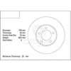DBA Standard Brake Rotor Single Front DBA2954