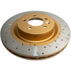 DBA HD 4000 Drilled Slotted Brake Rotor Pair 360mm Front