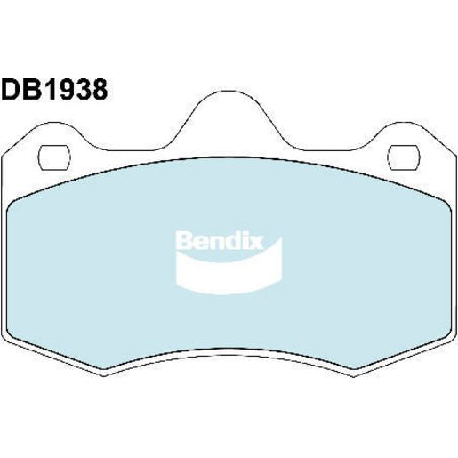 Bendix SRT Brake Pad Set Rear DB1938 SRT