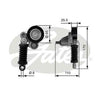 Gates Automatic Belt Tensioner 38348