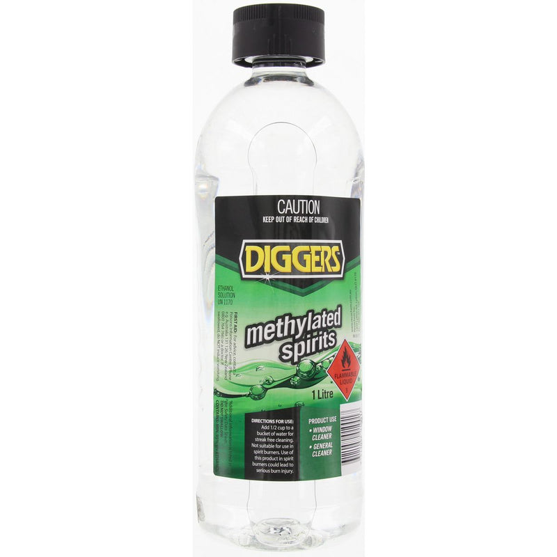 Diggers Methylated Spirits 1L 15000-1DIG