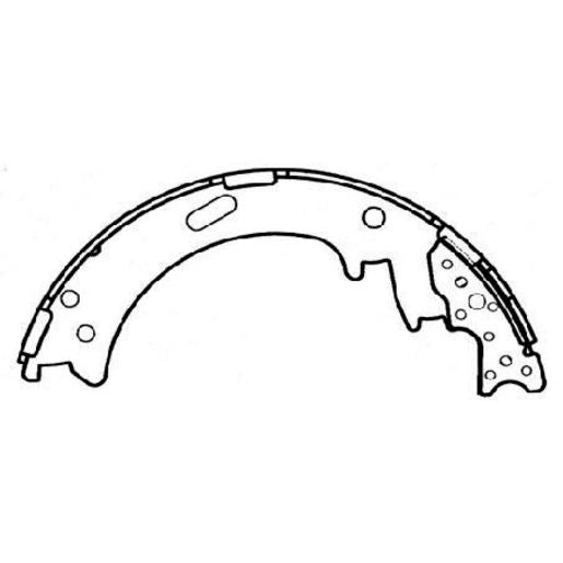 Brake Bonders Brake Shoe 317.5mm N1881