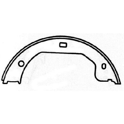 Brake Bonders Brake Shoe 186.4mm N1883