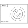 TRW Brake Rotor 238.8mm Rear DF7375S