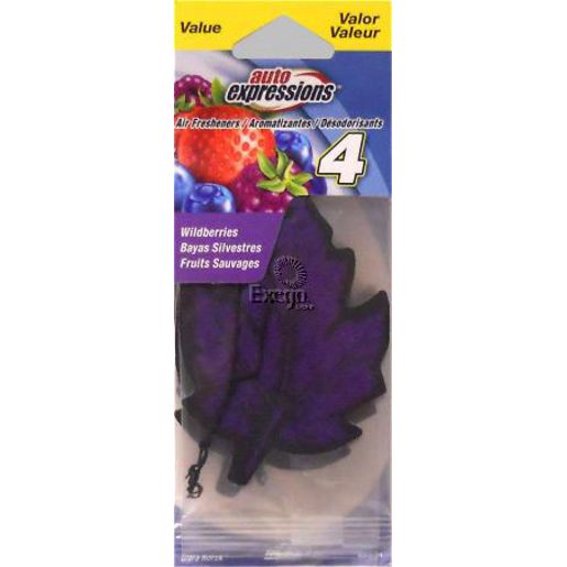 Leaf Scents Air Freshener 4pk Wildberry NOR49-3P4