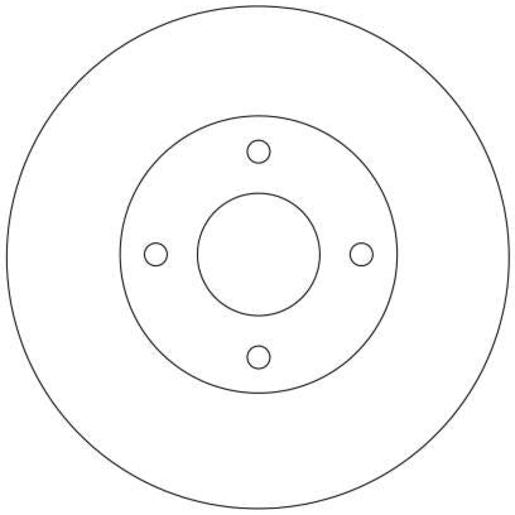 TRW Disc Brake Rotor DF7185S