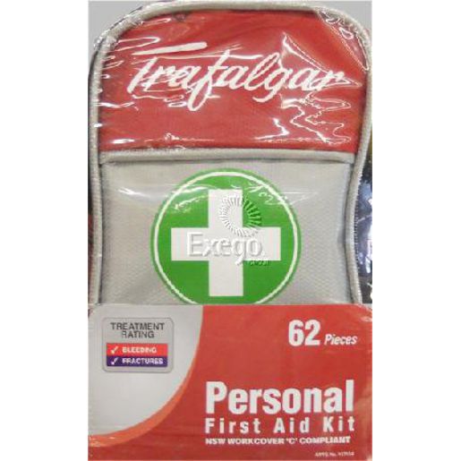 Trafalgar First Aid Kit-Personal 62Pc 101292