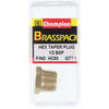 Champion Brass Hex Taper Plug 1/2 BSP HC53