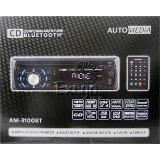 Automedia Head Unit CD / MP3 / USB / SD / AUX / Bluetooth