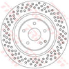 TRW Brake Rotor 345mm Front DF4341S