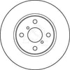TRW Brake Rotor DF4842S
