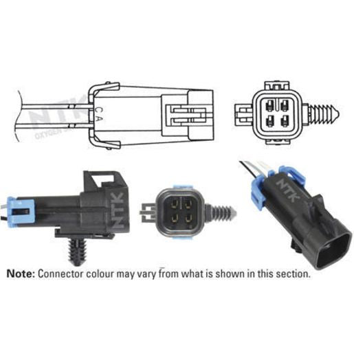 NTK Oxygen Sensor 4 Wire 312Mm Cable OZA583-GM1