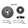 Powerbond OEM Replacement Harmonic Balancer HB1150N