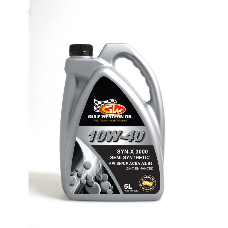 Gulf Western Synthetic X 3000 Synthetic 10W-40 Engine Oil