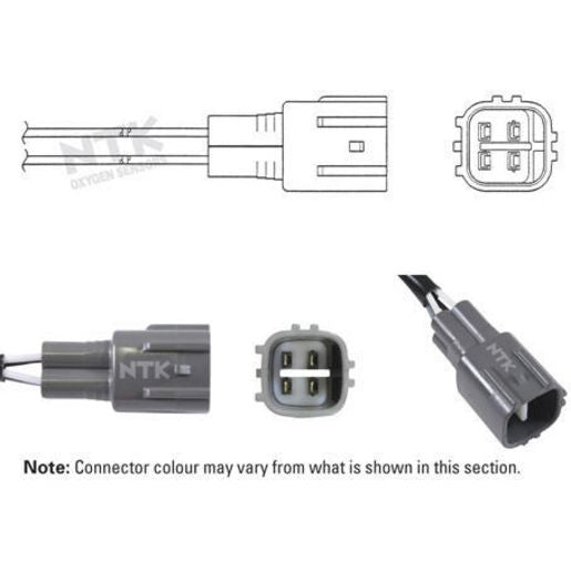 NTK Oxygen Sensor 4 Wire 192Mm Cable OZA448-E16