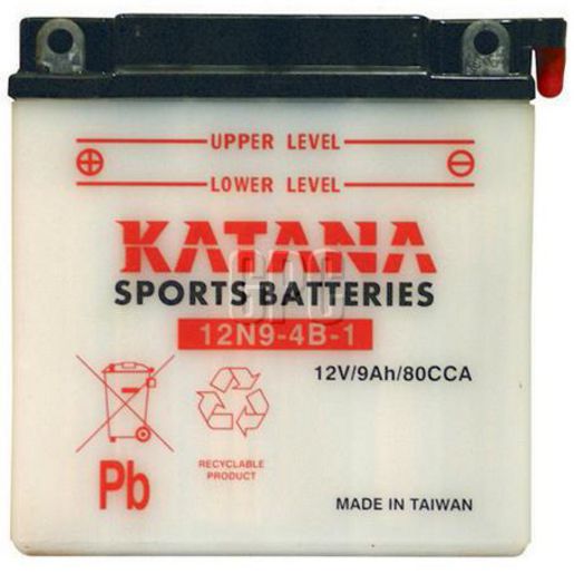 Katana 12V 9Ah Motorcycle Battery 12N9-4B-1