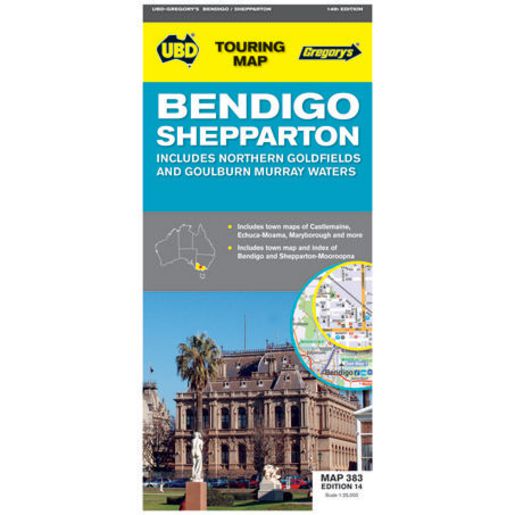 UBD Bendigo & Shepparton 383 Map 14th Edition