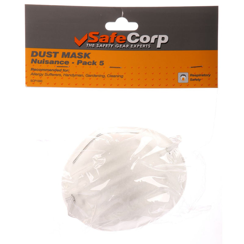 Safecorp Nuissance Dust Face Mask 5Pk SCP1000