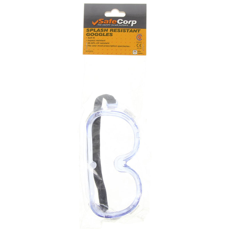 Safecorp Safety Glasses Splash Resistant Large SCP2070