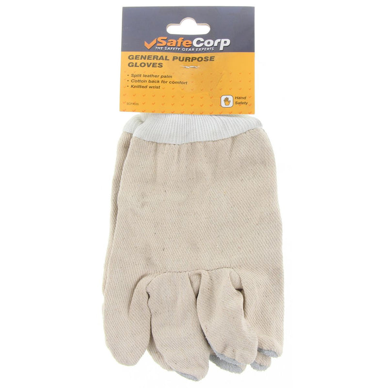 Safecorp Split Leather Gloves SCP4035