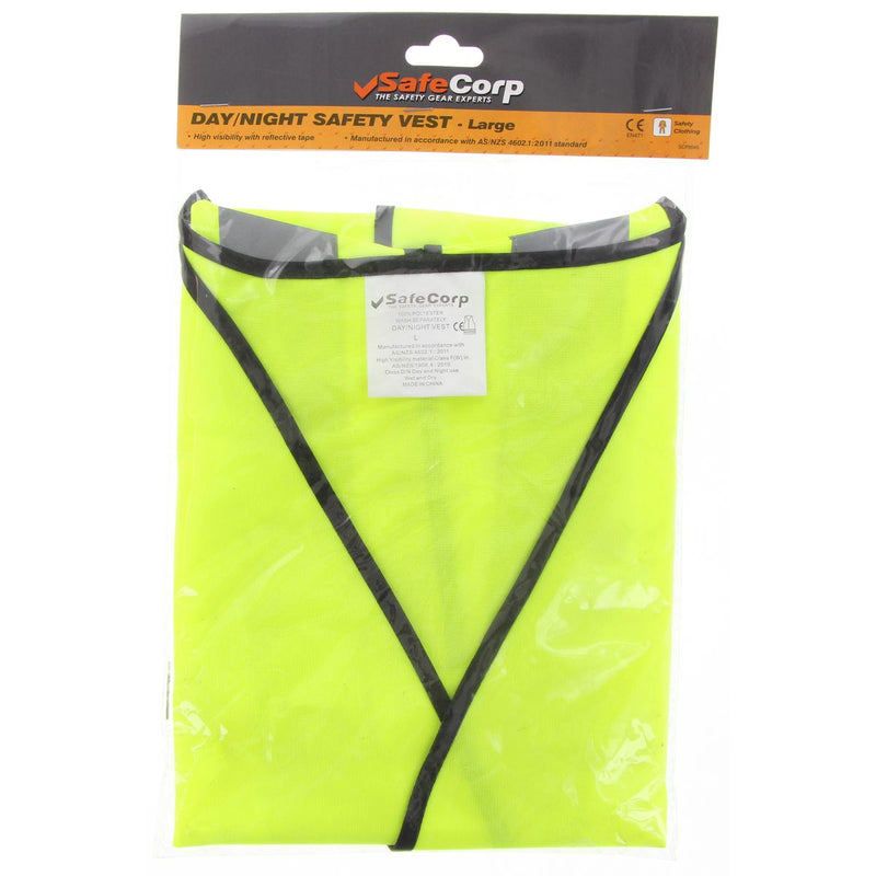 Safecorp High Visibility Vest Yellow Large SCP8045