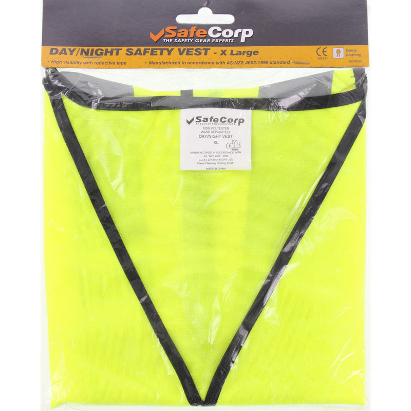 Safecorp High Visibility Vest Yellow X-Large SCP8050