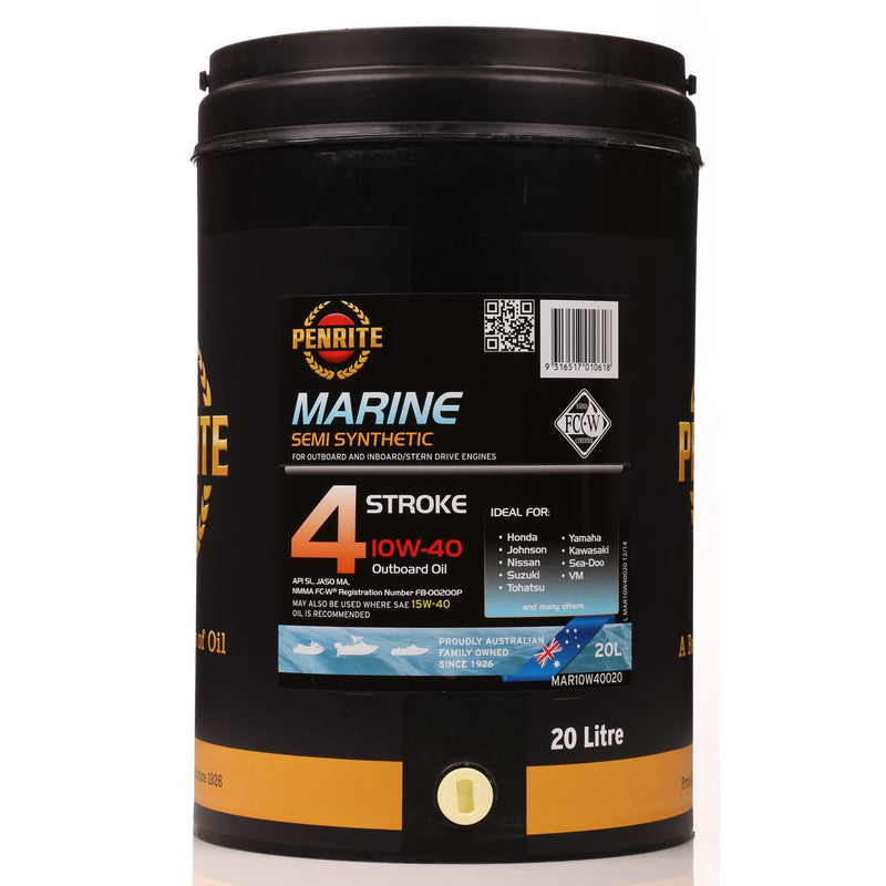 Penrite Marine Outboard 4 Stroke Oil 10W-40 20L