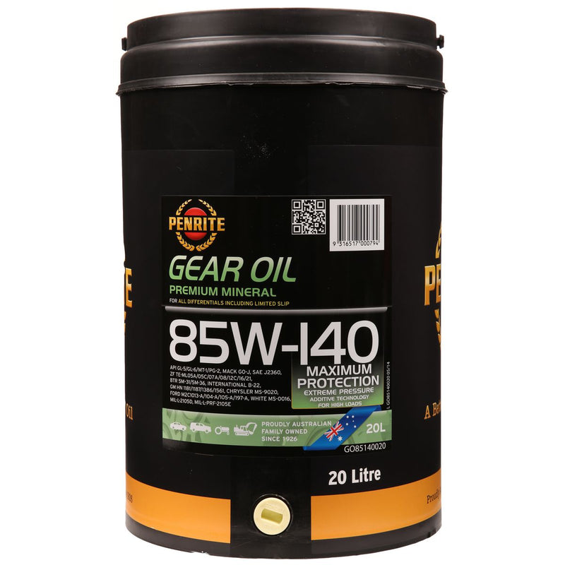 Penrite Gear Oil 85W-140 20L