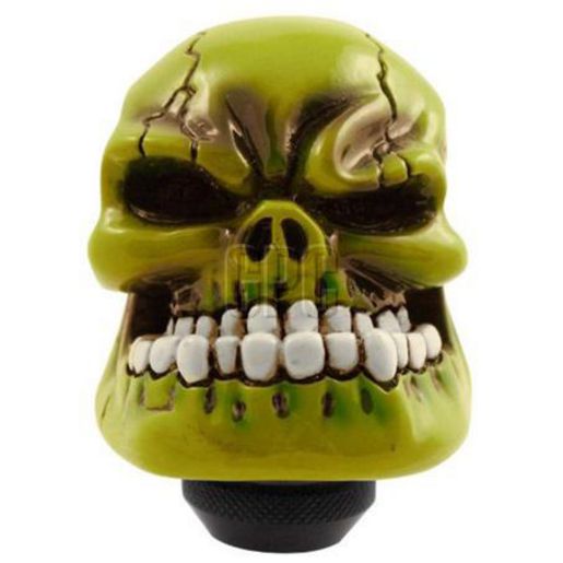Naparts Green Cartoon Skull Gear Knob Green PM2270