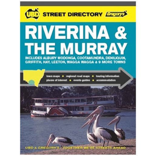 UBD Map Riverina & The Murray Map 1st Edition