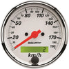 Autometer Arctic White 3-1/8in Speedometer 190KPH