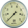 Autometer Antique Beige 3-1/8in Tachometer 7000rpm AU1898