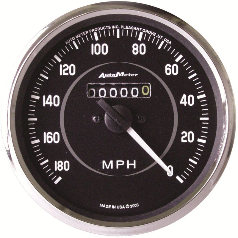 Autometer Cobra 4in Speedo Gauge 180MPH Mechanical
