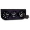 Autometer 2-1/16in 3 Gauge Console Oil Volts Water Black