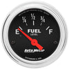 Autometer Trad Chrome 2-1/16in Fuel Level Gauge 240-33