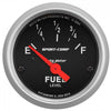 Autometer Sport-Comp 2-1/16in Fuel Level Gauge 0-90 Ohm