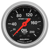 Autometer Sport-Comp 2-1/16in Oil Pressure Gauge 0-200