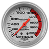 Autometer Ultra-Lite 2-5/8in Nitrous Pressure Gauge