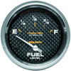 Autometer Carbon Fiber 2-5/8in Fuel Level Gauge 240-33