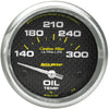 Autometer Carbon Fiber 2-5/8in Oil Temp Gauge 140-300F