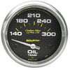 Autometer Carbon Fiber 2-5/8in Oil Temp Gauge 140-300F