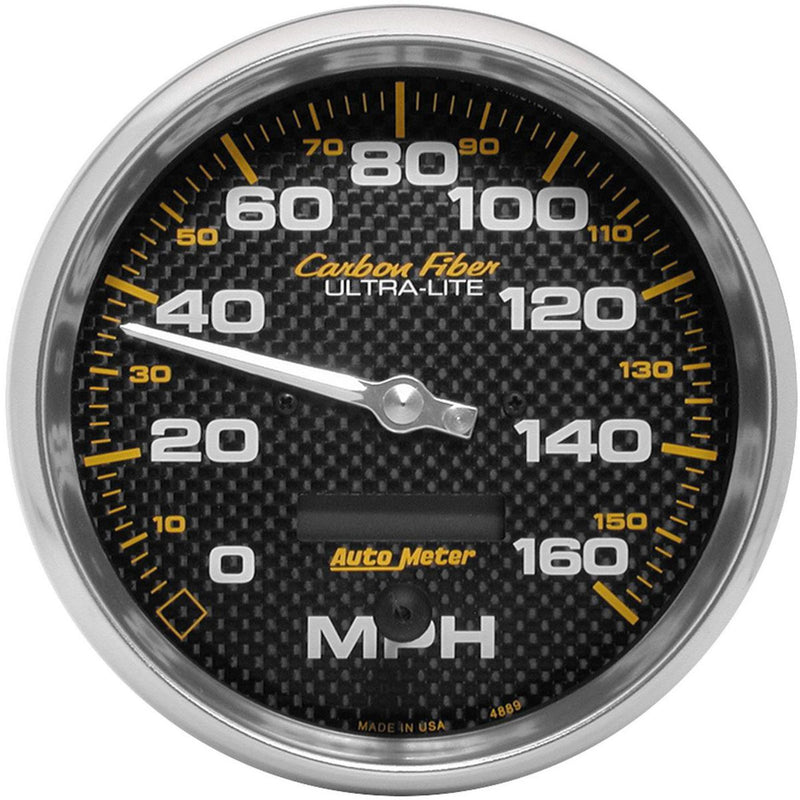 Autometer Carbon Fiber 5in Speedometer 160MPH AU4889