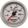 Autometer Ultra-Lite II 2-1/16in Boost Gauge 0-35 PSI