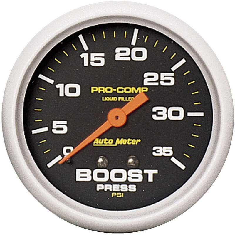 Autometer Pro-Comp 2-5/8in Boost Gauge 0-35 PSI Liquid
