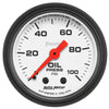 Autometer Phantom 2-1/16in Oil Pressure Gauge 0-100PSI