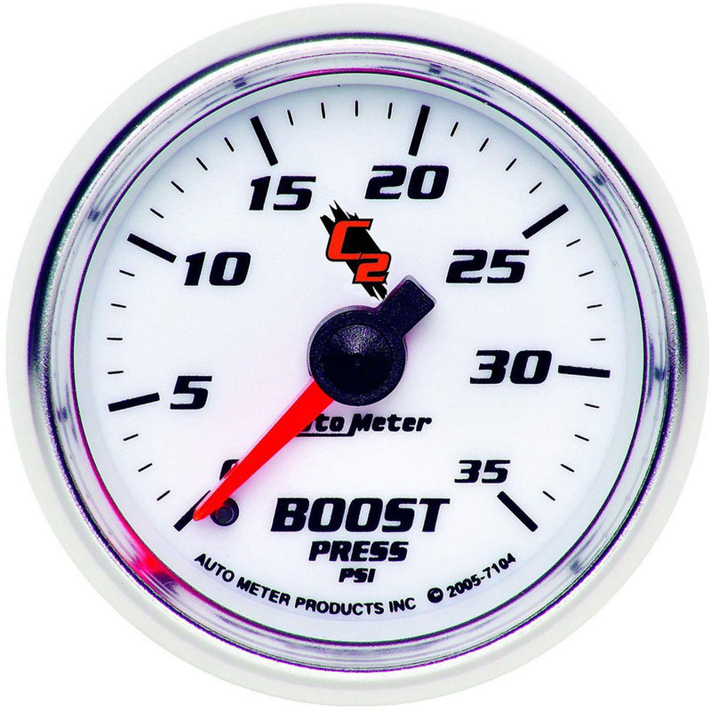 Autometer C2 Series 2-1/16in Boost Gauge 0-35PSI