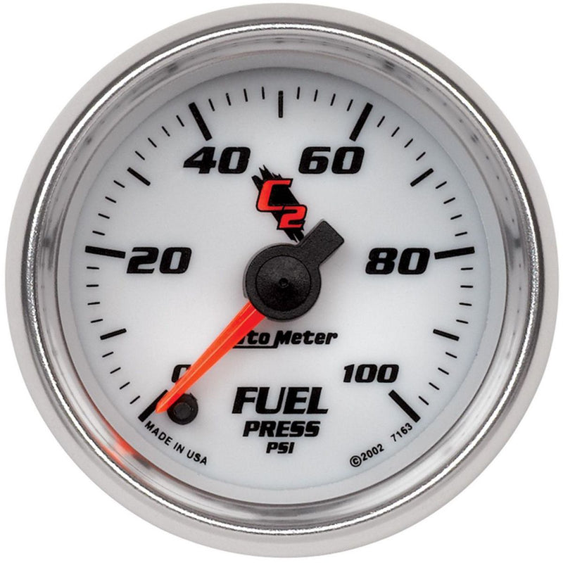 Autometer C2 Series 2-1/16in Fuel Pressure Gauge 0-100PSI