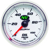 Autometer NV Series 2-1/16in Oil Pressure Gauge 0-100PSI